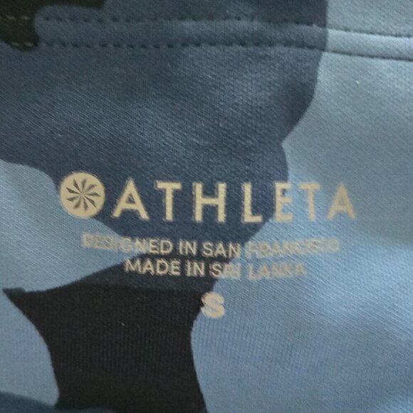 Athleta All In 7/8 Tight - S Navy Camo - Picture 6 of 7